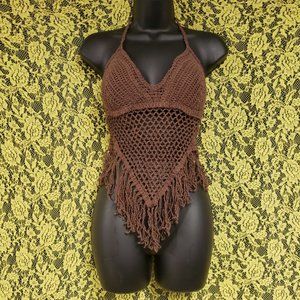 Crochet Boho Festival Halter Top Sans Souci